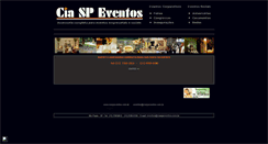 Desktop Screenshot of ciaspeventos.com.br